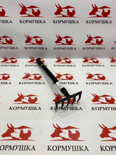 Грабли ручные с резиновой ручкой, 40см 1шт**