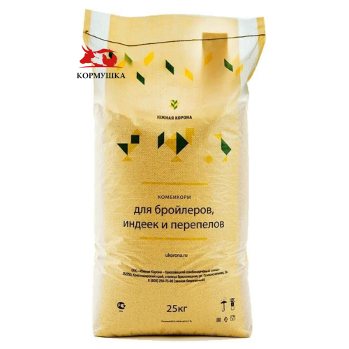 Южная Корона Индейка Финиш ПК-13(гранула)(18-30 недель) (25 кг./м.) 1кг.