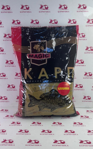 Прикормка MAGIC карп клубника