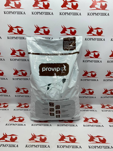 ПРОВИПЕТ корм для собак всех пород ягненок и рис (10 кг/м) 1кг
