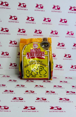ПРЕМИКС "ДОБРЫЙ СЕЛЯНИН" для цыплят,утят,индюшат (150 гр/уп) 1шт.