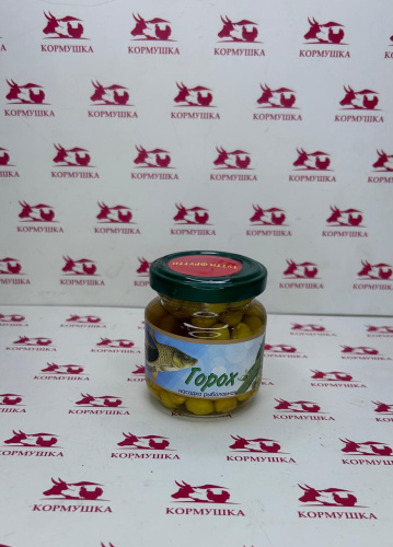 Насадка рыболовная, консервированная горох, вкус "чеснок"