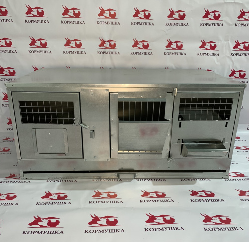 Клетка для кроликов ПРОФЕССИОНАЛ 95-КМ-1 маточная Престиж (1 самка, мет) 1шт**