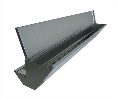 Кормушка куриная ЭКОНОМКА ПРЕСТИЖ 100 см (крышка,на клетку) 1шт**