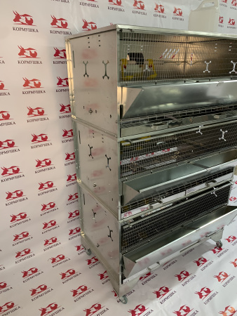 Клетка для бройлеров ПРОФЕССИОНАЛ 3-12 Престиж (на 27 голов,мет) 1шт**