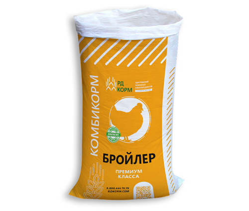 Щигры Бройлер Старт ПК5-0 (крупка, 25кг/м) 1кг.