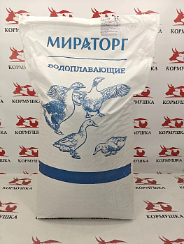 Мираторг Водоплавающие Рост-Финиш (31 - 60 дней) (25 кг/м) 1 кг.