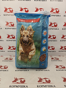 ПРОХВОСТ корм для взрослых собак говядина (13 кг/м) 1кг.