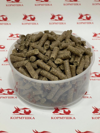 Пивная дробина, гранулированная (протеин 22-24%) (30 кг./м.) 1кг.