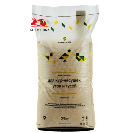 Южная Корона Несушка Рост ПК-3(гранула)(от 8 недель) (25 кг./м.) 1кг.