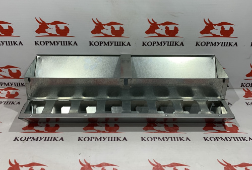 Кормушка куриная ЭКОНОМКА СТАНДАРТ 60 см (без крышки,на клетку) 1 шт**