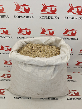 Солома льняная (костра льна) в мешках 1меш.***