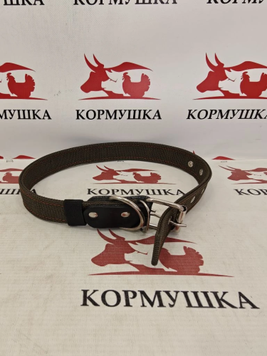 Ошейник брезентовый 3,5х75 двойной