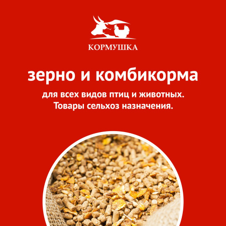 Соя кормовая 2 сорт с примесью семечки и др.зерновых (30кг/м) 1кг