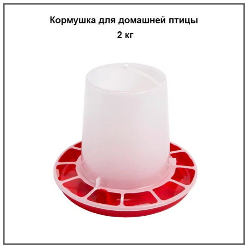 Кормушка для домашней птицы 2кг. 1шт.