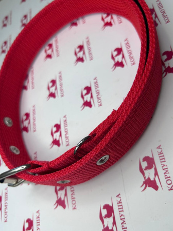 Ошейник брезентовый 30 х 720 мм двойной с липучкой, цветные, XQ-008, 1 шт.