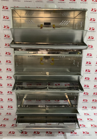 Клетка для кур-несушек "ПРОФЕССИОНАЛ" 3-12 Престиж (на 36 голов,мет) 1 шт**